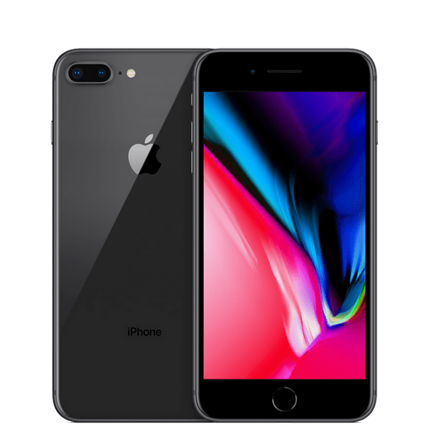 Straight Talk Apple Iphone 8 Plus W 128gb Space Gray Walmart Com Walmart Com