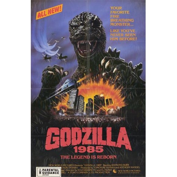 Pop Culture Graphics MOV203889 Godzilla 1985 Movie Poster, 11 x 17