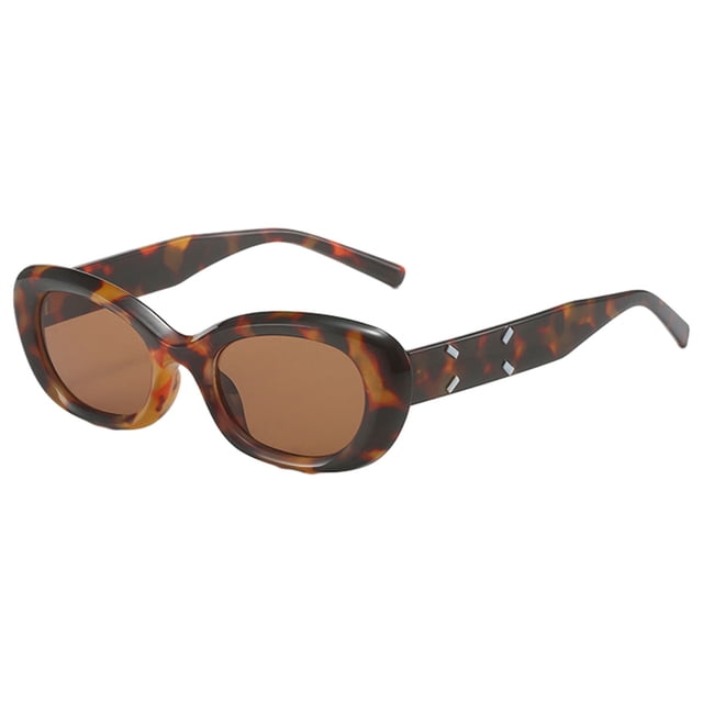 Gafas de sol de moda con montura redonda de ojo de gato retro, fabricadas en PC, HD