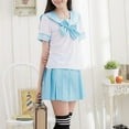 thumbnail image 3 of Japanese School Uniform For, Sailor Tops, Tie Skirt Clothes, 3 of 5