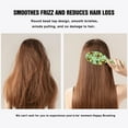 thumbnail image 4 of Avocado Pattern Hair Brush - Lightweight Detangling Brush for Frizz Control & Shine, Durable Design, 4 of 5