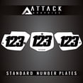 thumbnail image 2 of Attack Graphics Number Plate Backgrounds for Kawasaki KX500 1996, 2 of 2