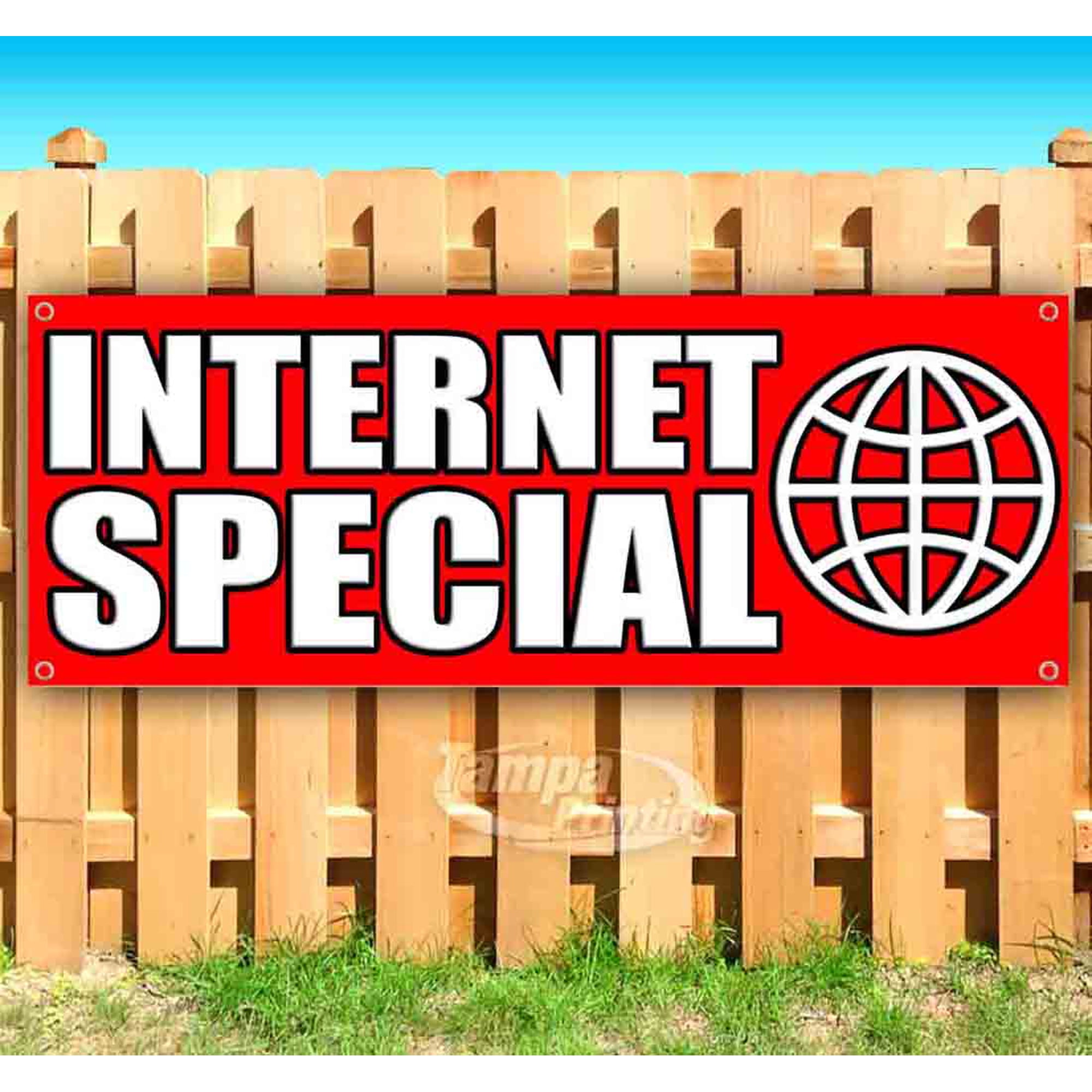 Internet Special 13 oz Vinyl Banner With Metal Grommets