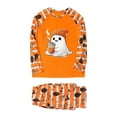 thumbnail image 2 of Luxalzxs Halloween Family Pajamas Sets Casual Long Sleeve Baggy T-Shirt Top and Elastic Pants Matching PJ Set Sleepwear Loungewear Two-Piece Set, 2 of 4