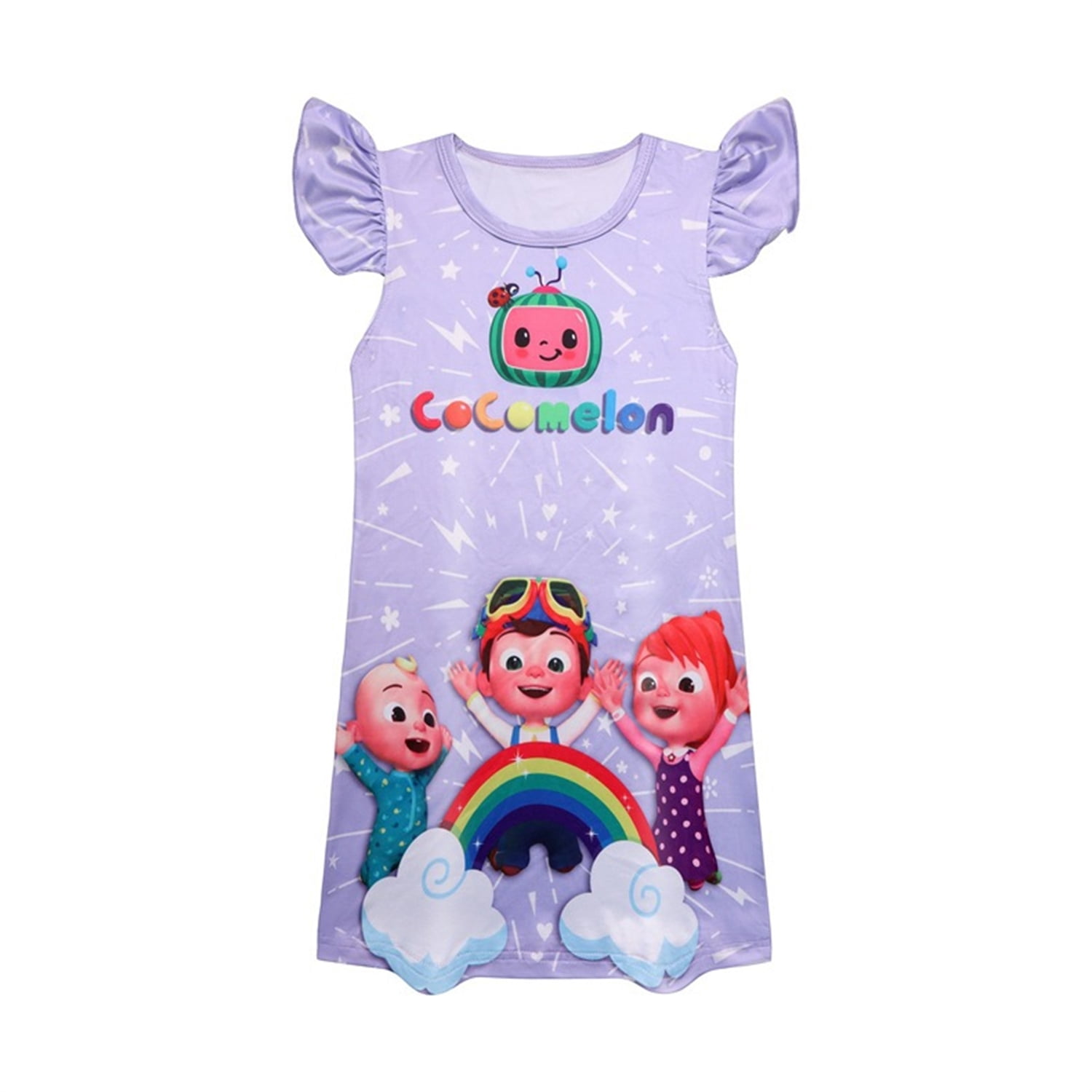 Little Girls Encanto Princess Pajamas Nightgown Toddler Printed