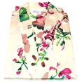 thumbnail image 2 of Ms Lovely Women's Floral Satin Bridesmaid Robe Short Kimono W/Pockets for Bridal Party - Champagne M/L, 2 of 2