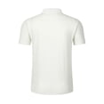 thumbnail image 5 of Fewfanhot Men's Cable-Knit Textured Collared Short Sleeve Top, Casual 3-Button Shirt, Breathable Summer Tee Tops, S-3XL, 5 of 9