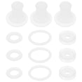 thumbnail image 1 of Raindrops 3Sets Universal Silicone Pressure Cooker Float Valve Gaskets Replacement Seal Rings, 1 of 8