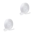 thumbnail image 1 of Ounissouiy 1 rollo DIY cinta transparente poliéster lavable sastrería regalo envoltura libro arte artesanía joyería peluquería cinta blanca Blanco 2piezas, 1 of 6