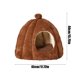 thumbnail image 3 of Xihbxyly Cama para Mascotas, Acogedor Diseño de Calabaza, Cojín Suave y Cálido, Poliéster Duradero, Espacio de Descanso Cómodo, Base Antideslizante, para Mascotas Pequeñas, 45 X 45 X 40 Cm, 3 of 5