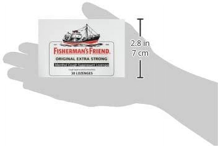 5 Pack Fisherman's Friend Original Extra Strong Menthol 38 Lozenges Each