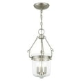 thumbnail image 3 of Livex Rockford Pendant in Polished Nickel, 3 of 7