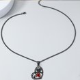 thumbnail image 4 of Gothic Black Skull Necklace Heart Crystal Punk Pendants Halloween Gifts for Women Christmas Gifts, 4 of 6