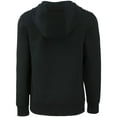 thumbnail image 3 of Men's Cutter & Buck Black Las Vegas Raiders Primary Mark Roam Eco Recycled Half-Zip Pullover Hoodie, 3 of 3