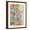 Brown Frame, variant on Art.com Chicago City Street Map Art Print by Michael Tompsett, Brown Frame Wall Art, 17" x 21"