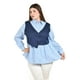 thumbnail image 4 of Camisa con chaleco Roman Fashion /Tallas Extras, 5119 (Azul marino) azul marino 40, 4 of 6