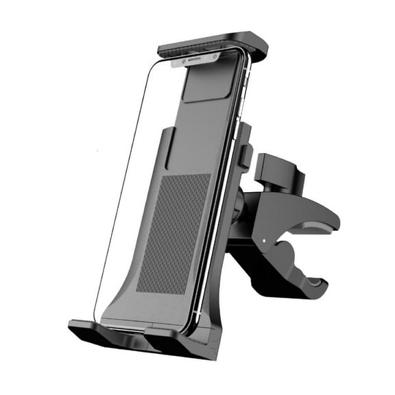 Yammee Adjustable Exercise Bike Tablet Mount for Stationary Gym Equipment Universal Handlebar Mount Phone Tablet Holder