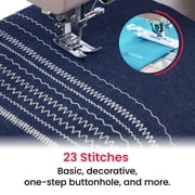 SINGER® Heavy Duty 4523™ Next Evolution Sewing Machine, Accessories, 23 Stitches deliver 97 Applications, New DC motor for More Power & Speed