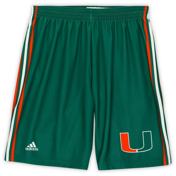 Miami Hurricanes TeamIssued Green Shorts from the Basketball Program
