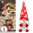 thumbnail image 2 of (Clearance) pdqouc Valentine's Day Gnomes Plush Decor, Handmade Tomte Swedish Gnome, Valentines decorationes Home Table Gnomes Ornaments -Sweet Valentine's Day Present, 2 of 8