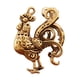 thumbnail image 4 of Gallo Colgante Adorno Artesanía Accesorios Miniaturas Único Coleccionable Universal Llavero Estatua para Estante Escritorio Auto Dormitorio Cumpleaños, 4 of 8