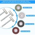 thumbnail image 4 of ShenMo 3 Pcs Dressing Wheel Dressing Wheel Silver Diamond Dressing Wheel Dresser with Long Non-Slip Handle Diamond Dressing Wheel Dressing Tool for Wheel Deburring - Hammer Shape, 4 of 5