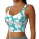 thumbnail image 2 of Balery Vintage Floral Sujetadores deportivos con espalda cruzada para mujer, acolchados, sin costuras, de alto impacto, ideales para yoga, gimnasio, entrenamiento y fitness.-XX-Large, 2 of 8