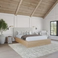 thumbnail image 2 of Bardot Queen Size Platform Bed with Upholstered Headboard, 2 of 7
