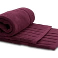 White Classic Luxury Bath Mat Floor Towel Set Absorbent Cotton Hotel