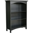 thumbnail image 4 of eHemco 3 Tier Storage Shelf Bookcase with 2 Arched Supports, 40 Inches Height, Black, 4 of 8