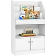 thumbnail image 1 of Qaba Organisateur de Rangement pour Jouets, Étagère pour Chambre d'Enfant, Garderie, Blanc, 1 of 9