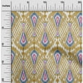 thumbnail image 1 of oneOone Cotton Poplin Fabric Big Motif Ikat Printed Fabric 1 Yard 56 Inch Wide, 1 of 4