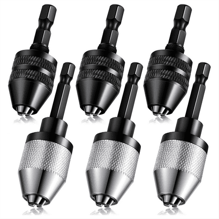 6 * Keyless Drill Chuck Bit-As Shown