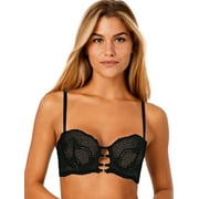 Adored by Adore Me Women’s Morgan Natural Lift Lace Push Up Bra, Sizes 32B-40DD