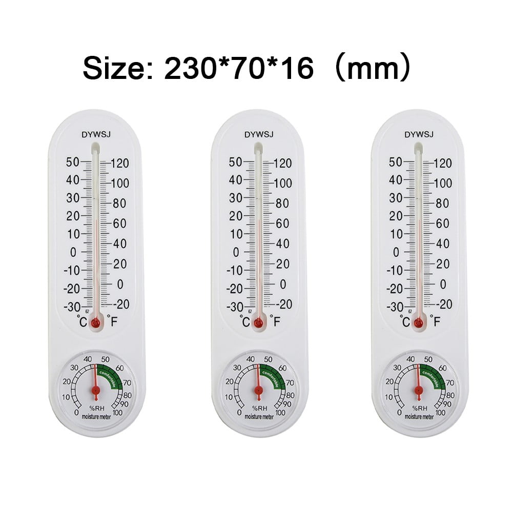 BALRAMA 9inch Long Big Size Wall Hung Room Thermometer Indoor Outdoor Green  House Garden Garage Green Home Kitchen White Temperature Meter Gauge  Analogue Plastic Instant Read Thermocouple Kitchen Thermometer Price in  India 