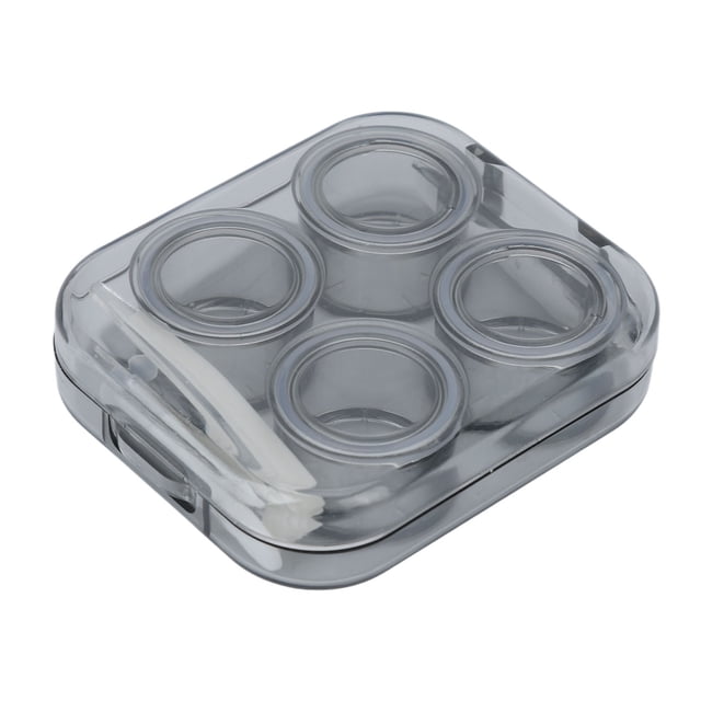 Ccdes Contact Lenses Container, Contact Lens Case Transparent For Travel For Office For Girls