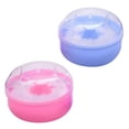 thumbnail image 1 of Baby Powder Container with Puff - 2Pcs Body Powder Puff with Handle Bath Powder Puff and Container Baby Puffs with Container Travel Kit, 1 of 5