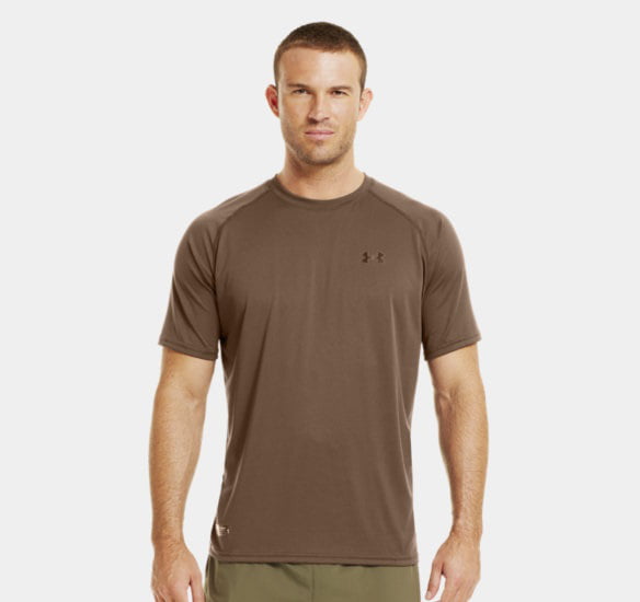 under armour brown t shirt