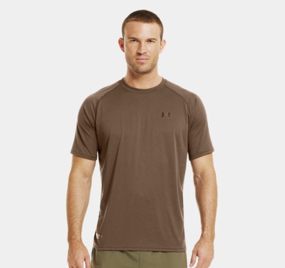 under armour brown t shirt