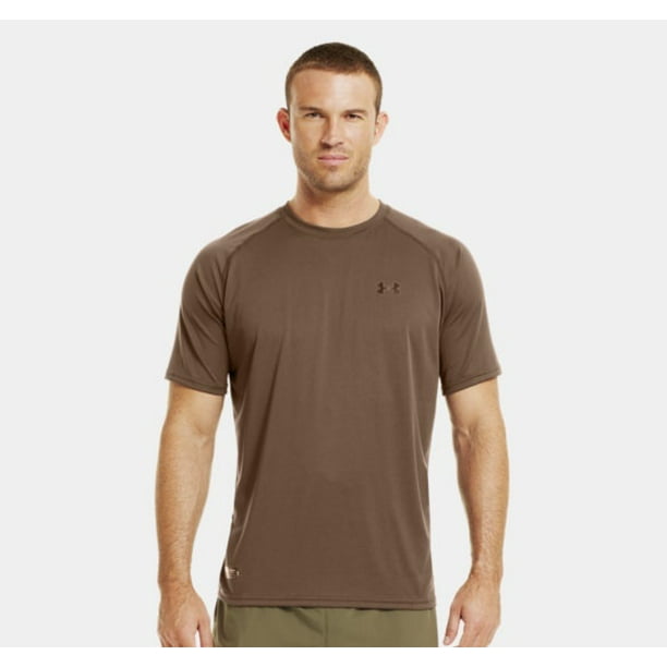 Omitir Orden alfabetico lamentar 1005684 Men's Brown Tactical Tech Short Sleeve Shirt - Size Small -  Walmart.com