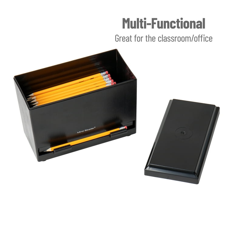 NOKI Clear Acrylic Straw Holder For Counter - Lucite Straw Dispenser Organizer (Container Only, Straws Not Included)