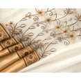 thumbnail image 2 of Priscilla Embroidered Panel With Double Valance 54'' x 90'' Gold, 2 of 2