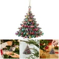 thumbnail image 1 of Christmas Tree Birth Acrylic 2D Pendant Christmas Pendant Christmas Tree Shape Doll Pendant Christmas Acrylic Pendant Year Pendant Features: Christmas Lamps for Cars 12 Days of Christmas Towel Stained, 1 of 2