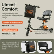 SuperHandy Lightweight 3-Wheel Mobility Scooter - Elder, Handicap, Adults Transport, 48V 2Ah Battery, Long Range, 35 lbs