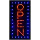 thumbnail image 1 of Letrero LED de neón ultrabrillante "Abierto", 48 x 25 cm, gran letrero comercial con movimiento animado y luz de encendido/apagado, llamativo letrero luminoso eléctrico para bar o salón, vertical,, 1 of 7