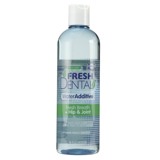Naturel Promise Fresh Dental Dog & Cat Water Additive for Hip & Joint