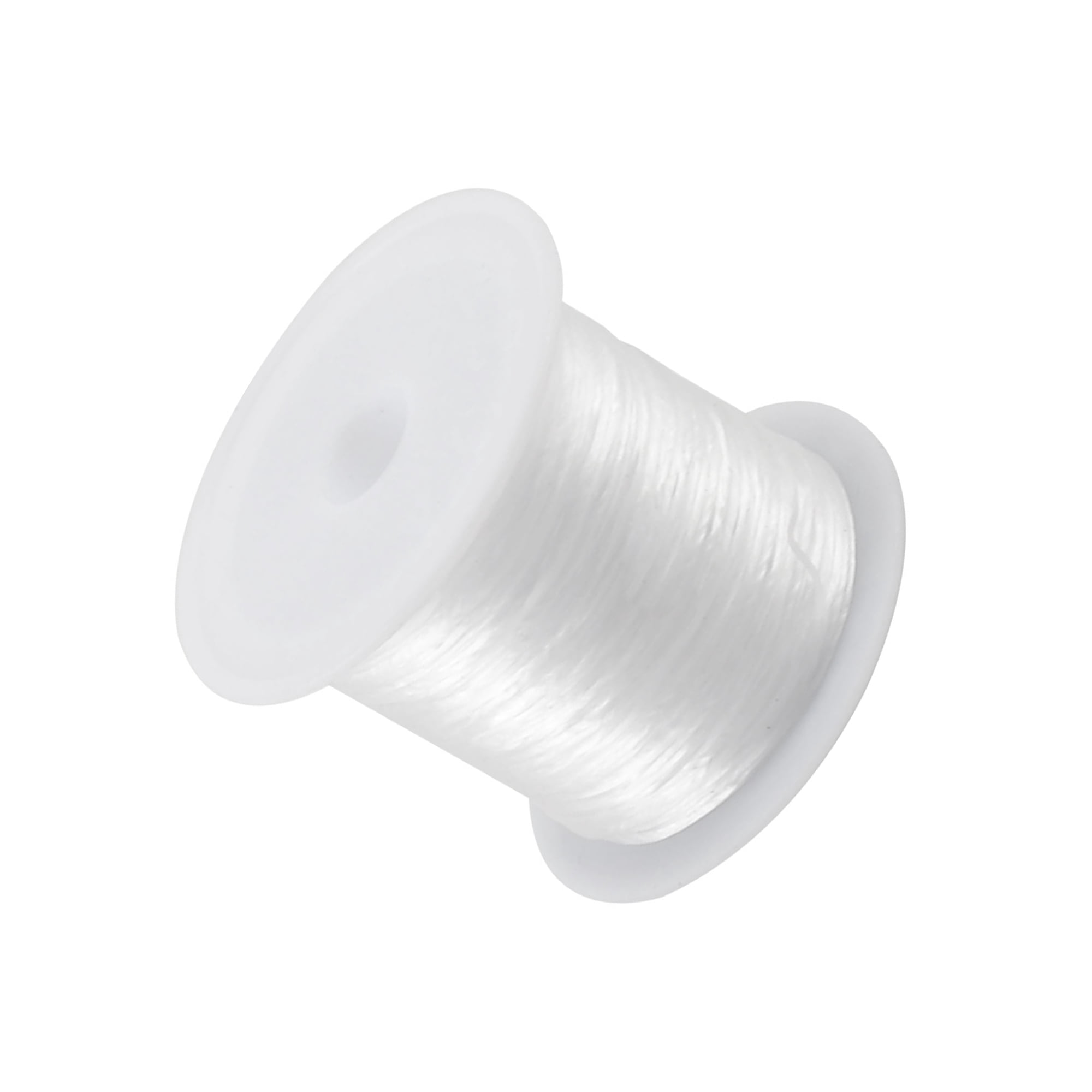 Unique Bargains 1pcs 0.5mm Elastic Bracelet String Crystal Cord Jewelry Thread 8.5M White