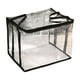 thumbnail image 2 of Organizador de almacenamiento de libros Clear Space Saving PVC Fácil mantenimiento de estantería a prueba de polvo Capacidad espaciosa Bolsa de polvo Negro, 2 of 8