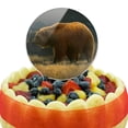 thumbnail image 5 of Acrylic Wandering Grizzly Bear Cake Topper Party Decoration for Wedding Anniversary Birthday Graduation, 5 of 7