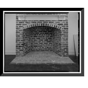 Historic Framed Print, William Scarborough House, 41 West Broad Street, Savannah, Chatham County, GA - 41, 17-7/8" x 21-7/8"